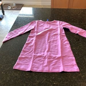 Purple size 6-7 girls long sleeved cotton dress